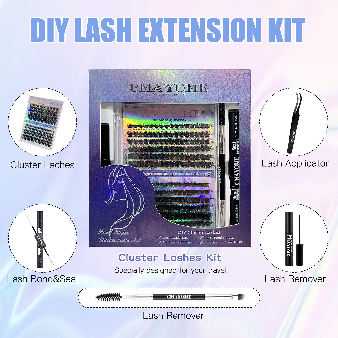 Girls' false eyelashes