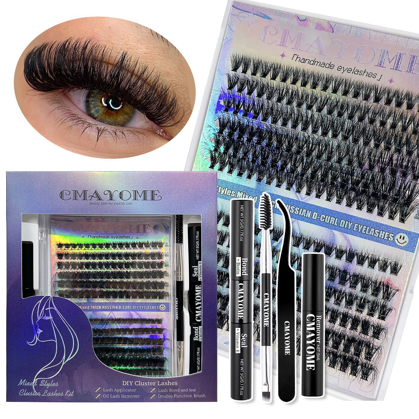 Girls' false eyelashes